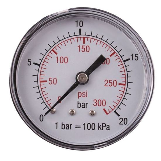 Pressure Gauge 0-20bar1/4rear 63mm D6314r20